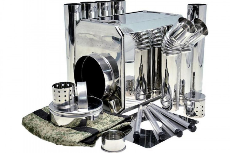 Печь пошехонка Турист 15 л с 3D экранами сталь 0,8мм в Воронеже