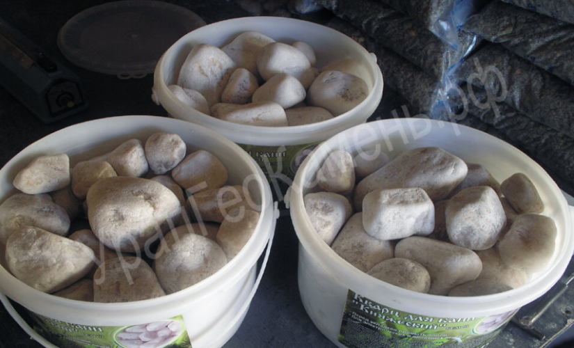 Камни для бани Кварц окатанный 15кг в Воронеже