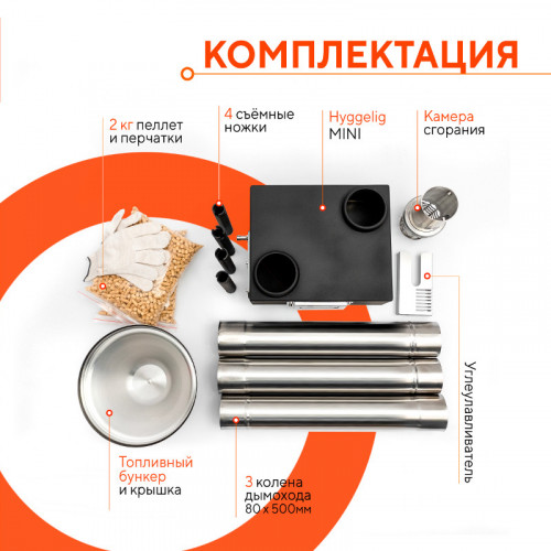 Походная печь Hyggelig MINI в Воронеже