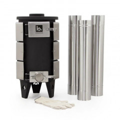 Мультитопливная походная печь Hyggelig LONGHEAT длительного горения Мультитопливная походная печь Hyggelig LONGHEAT длительного горения