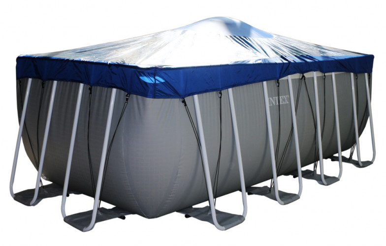 Тент для прямоугольного бассейна Intex/Bestway с надувной подушкой "Фиеста" в Воронеже