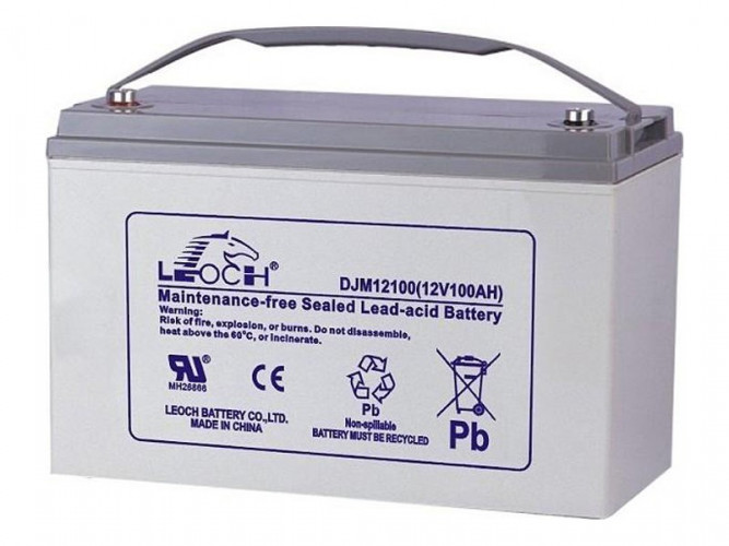 Аккумулятор Leoch DJM12100 (12 В, 100 Ач) в Воронеже