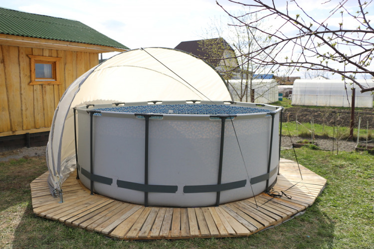 Купол-тент для бассейнов "Фиеста" КОМБИ в Воронеже