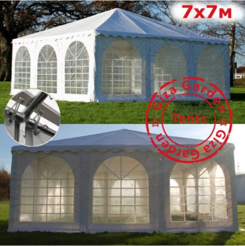 Шатер Пагода Giza Garden 7 x 7 м белый в Воронеже