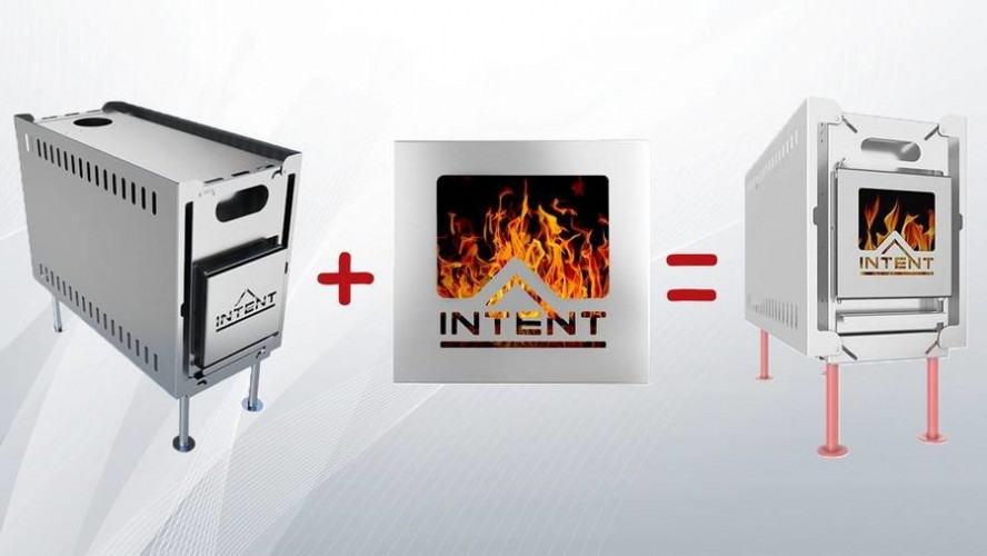 Стеклянная дверца для печи Intent в Воронеже