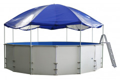 Подъемный тент-навес для бассейна "Фиеста" Подъемный тент-навес для бассейна "Фиеста"