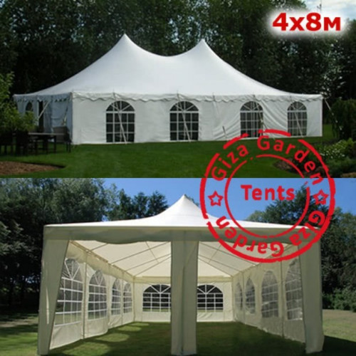 Шатер Пагода Giza Garden 4 х 8 м белый в Воронеже