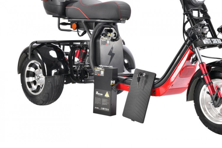 Электроскутер White Siberia PRO TRIKE 3000W в Воронеже