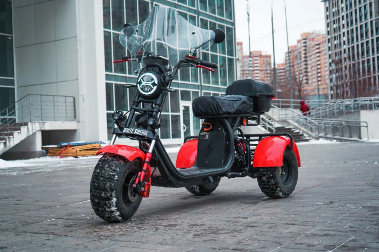 Электроскутер White Siberia PRO TRIKE 3000W в Воронеже