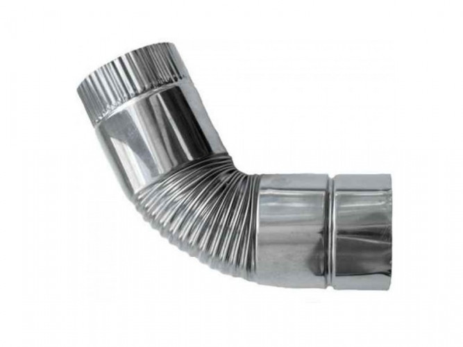 Сегмент трубы угол 45° d-80 мм.(нерж.)Инвент в Воронеже