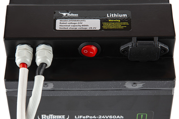 Тяговый железо-фосфатный аккумулятор RuTrike LiFePO4 24V60Ah (80А) в Воронеже