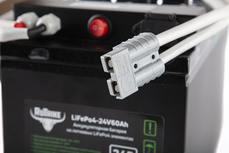 Тяговый железо-фосфатный аккумулятор RuTrike LiFePO4 60V48Ah (60А) в Воронеже