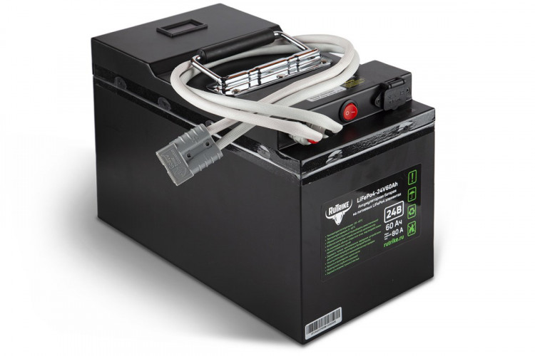 Тяговый железо-фосфатный аккумулятор RuTrike LiFePO4 60V48Ah (60А) в Воронеже