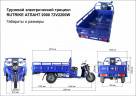 Грузовая электрическая тележка Rutrike Атлант 2000 в Воронеже