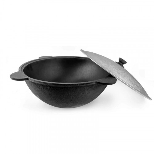 Казан чугунный 10 литров круглое дно Узбекистан в Воронеже