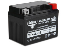 Аккумулятор стартерный для мототехники Rutrike YTX4L-BS (12V/4Ah) Аккумулятор стартерный для мототехники Rutrike YTX4L-BS (12V/4Ah)
