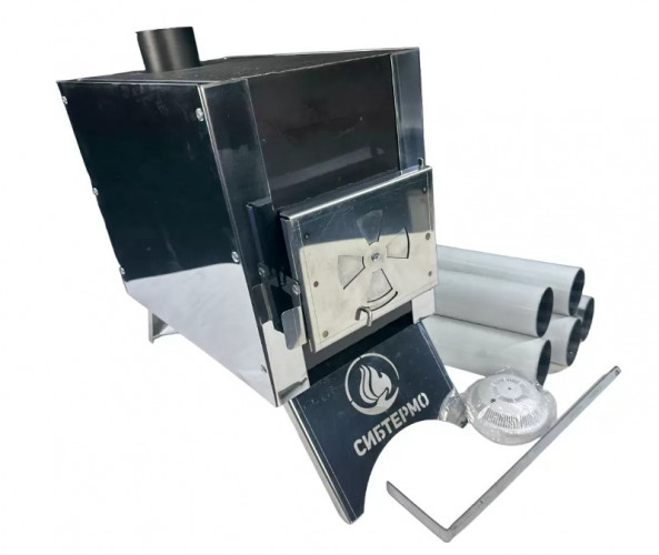 Печь дровяная Сибирка малая из нержавейки в Воронеже