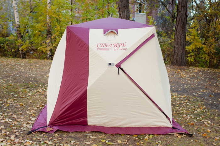 Зимняя палатка для рыбалки Куб Снегирь 3T Long в Воронеже