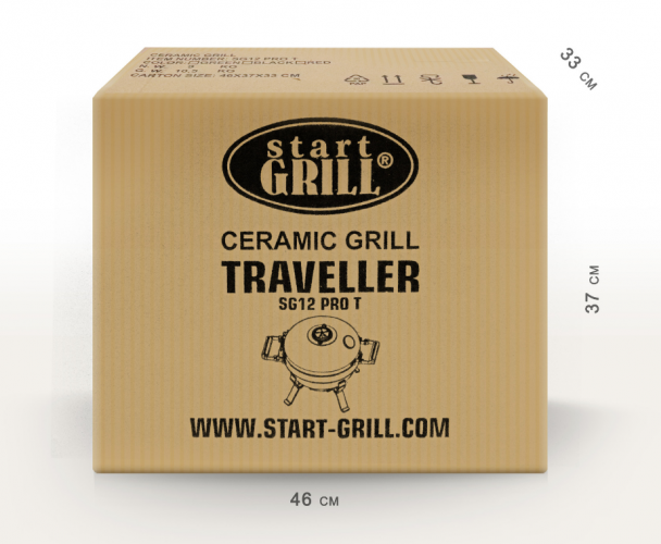 Гриль керамический TRAVELLER SG12 PRO T в Воронеже