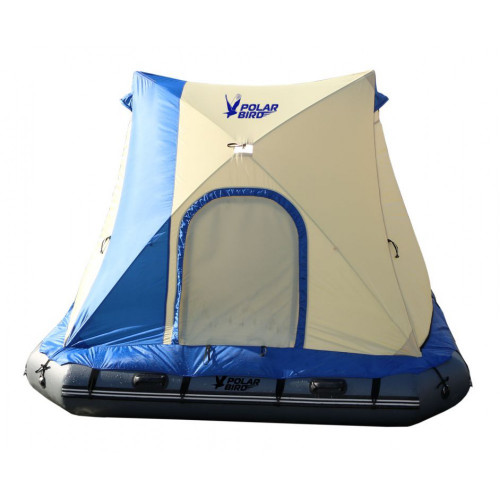 Надувной плот-палатка Polar bird Raft 260+слани стеклокомпозит в Воронеже