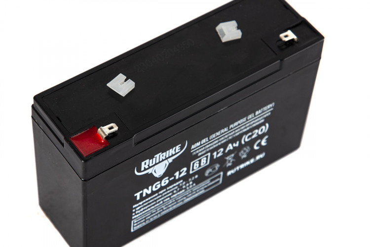 Тяговый гелевый аккумулятор RuTrike TNG 6-12 (6V12A/H C20) в Воронеже