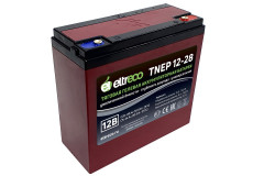 Тяговый аккумулятор Eltreco TNE12-28 (12V23,5A/H C3) нож Тяговый аккумулятор Eltreco TNE12-28 (12V23,5A/H C3) нож