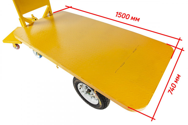 Грузовая электрическая тележка RuTrike Плита 1500 в Воронеже