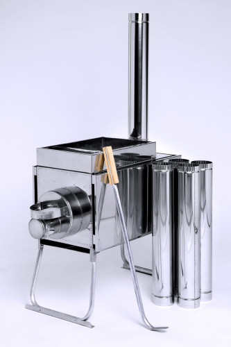 Печь Инвент Экономка средняя со стац. экранами в сумке в Воронеже