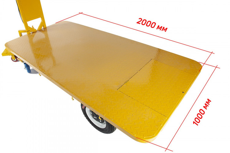 Грузовая электрическая тележка RuTrike Плита 2000 в Воронеже