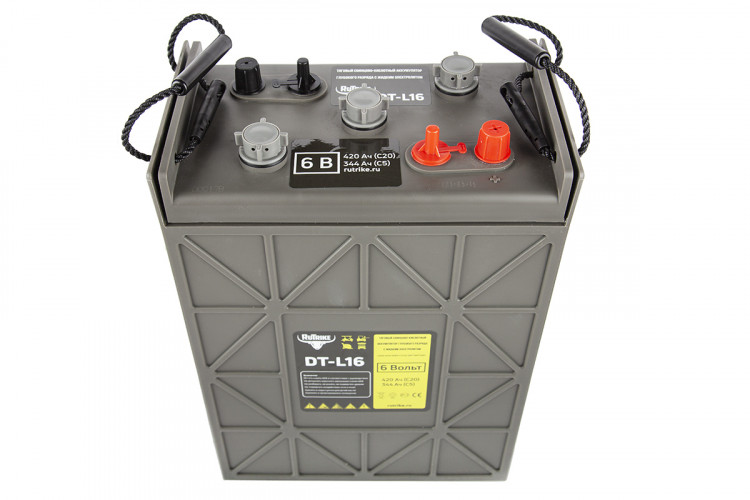 Тяговый аккумулятор RuTrike WET DTL16 (L16H-AC) 6V275A/H C3 в Воронеже