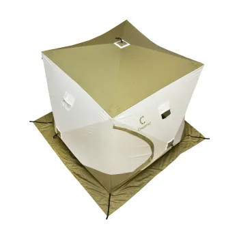 Палатка зимняя куб СЛЕДОПЫТ Premium 2.1x2.1 в Воронеже