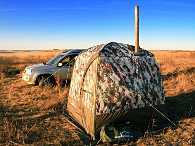 Мобильная баня ТЕРМА-10 с 1 окном (походная) в Воронеже
