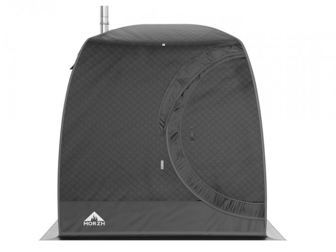 Мобильная баня-палатка МОРЖ LUX черный в Воронеже